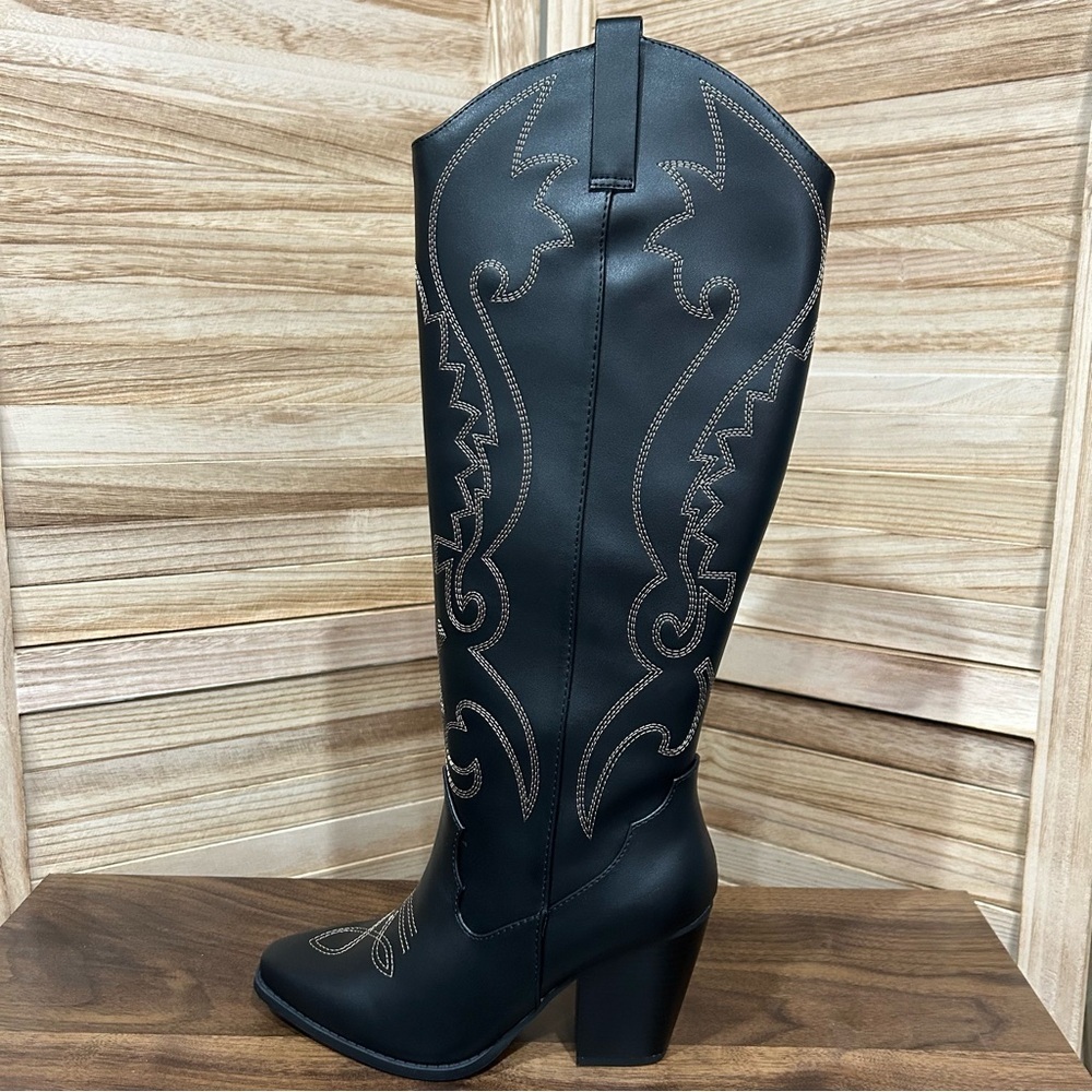 WOMEN’S KNEE HIGH COWBOY BOOTS(ARCADE-S)